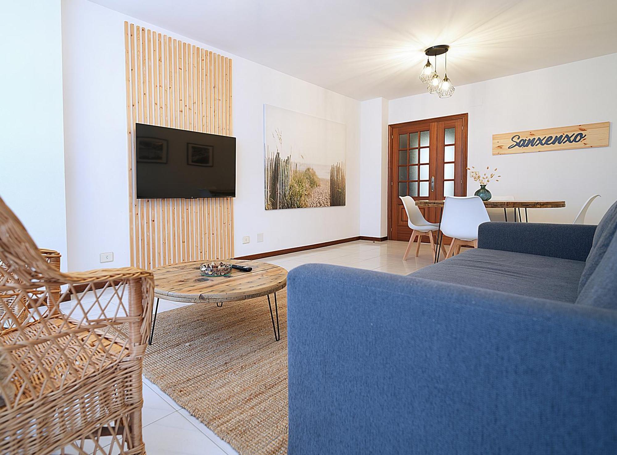Apartamento De Playa En Sanxenxo Con Parking Ngoại thất bức ảnh